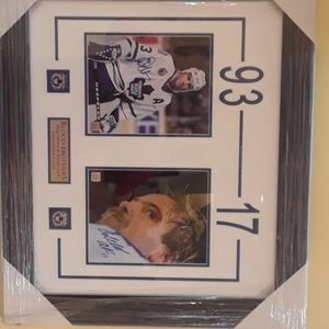 Doug Gilmore and Wendel Clark signed photo